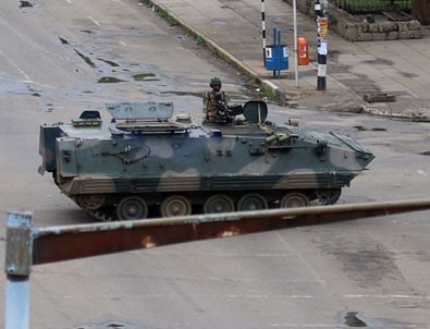 Zimbabve'de askeri müdahale