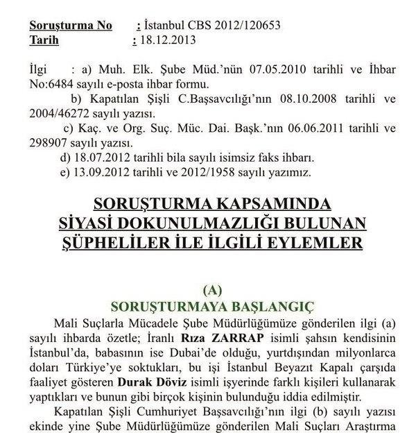 Bharara, Sarraf iddianamesini 17 Aralık'tan kopyaladı