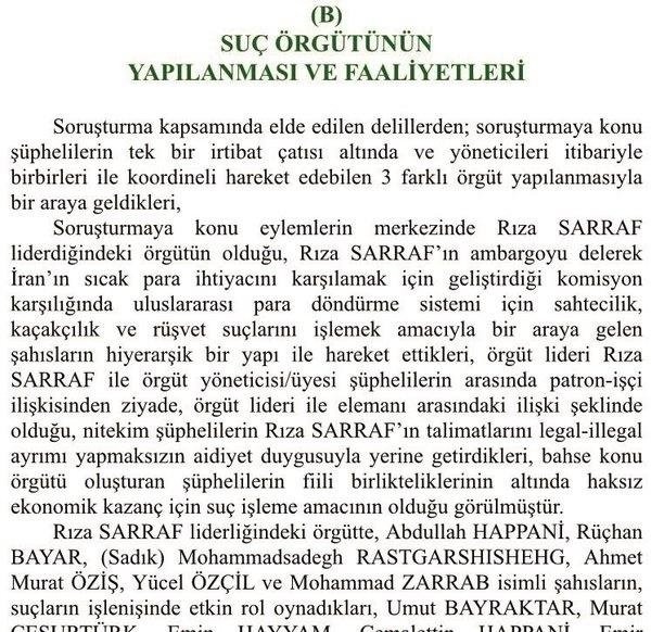 Bharara, Sarraf iddianamesini 17 Aralık'tan kopyaladı