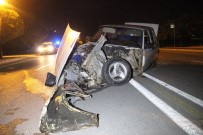 ALKOLLÜ SÜRÜCÜ - Alkollü Ve Ehliyetsiz Sürücü Kazaya Neden Oldu