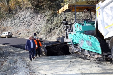 İkramiye Mahallesi Grup Yolu Asfaltlanıyor