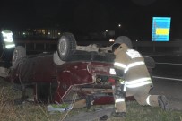 ÇITLEMBIK - Kontrolden Çıkan Otomobil Defalarca Takla Attı Açıklaması 1 Yaralı
