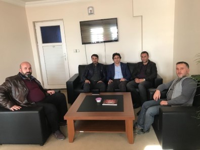Patnos Gazeteciler Cemiyetinden Ak Parti İlçe Başkanı Dinç'e Ziyaret