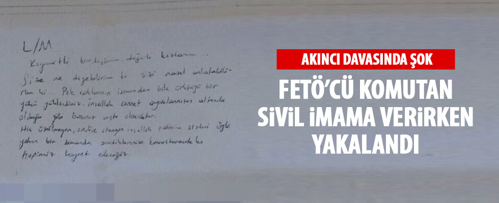 Sanıktan sanığa 'motivasyon' notu