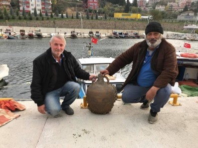Balıkçıların Ağına Bizans Dönemi'ne Ait Tarihi Eser Takıldı