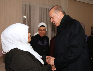 Cumhurbaşkanı Erdoğan'dan Eren Bülbül'ün ailesine ziyaret