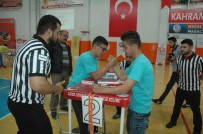 BİLEK GÜREŞİ - Kahramanmaraş'ta Genç Erkekler Bilek Güreşi Şampiyonası