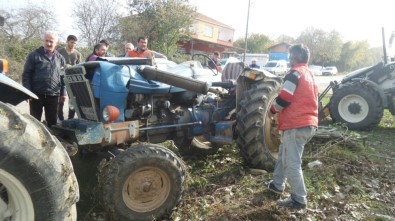 Sinop'ta Traktör Devrildi Açıklaması 1 Ölü