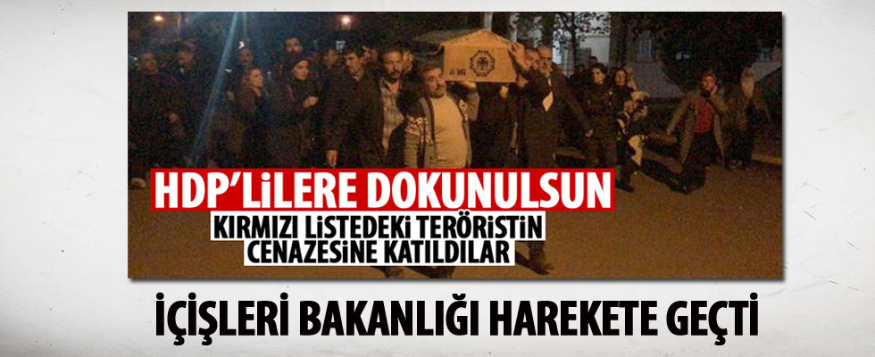 Terörist cenazesine katılan HDP'li vekillere suç duyurusu