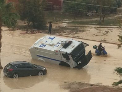 TOMA Selde Mahsur Kaldı