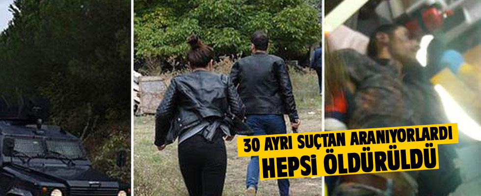 30 ayrı suçtan aranıyordu! 3'üncü de kaçamadı, öldürüldü