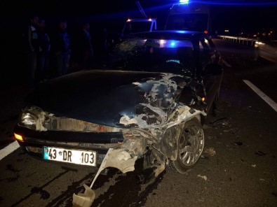 Aslanapa'da Trafik Kazası Açıklaması 2 Yaralı