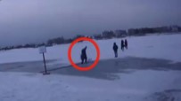 Buz Kırıldı Kadın Suya Gömüldü Açıklaması O Anlar Kamerada