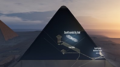 Mısır'da Büyük Giza Piramidi'nde Gizli Bölme Keşfedildi