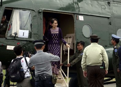 Myanmar Lideri Suu Kyi, Rakhine Eyaletini Ziyaret Etti