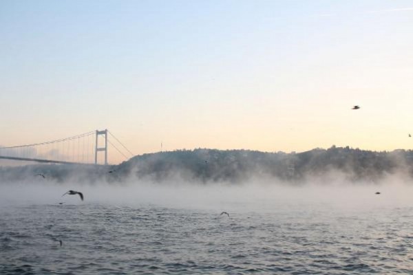 İstanbul Boğazı'nda müthiş manzara