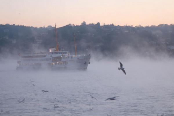 İstanbul Boğazı'nda müthiş manzara
