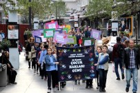 İSTİKLAL CADDESİ - Minik Öğrenciler, Çocuk Hakları İçin Yürüdü