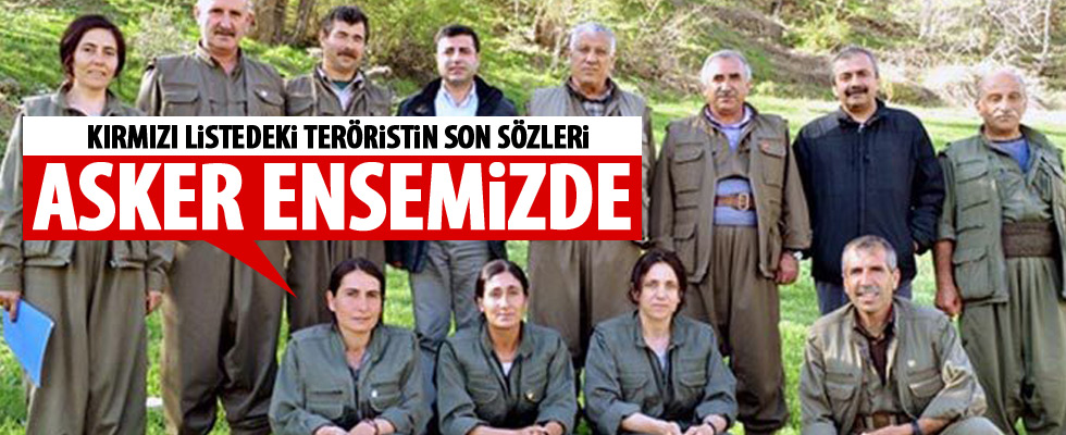 PKK'lı Hülya Eroğlu'nun son sözleri ortaya çıktı!
