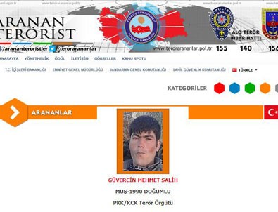 Turuncu kategorideki PKK'lı terörist öldürüldü
