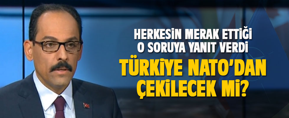 İbrahim Kalın, France 24'e konuştu!