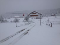 Kastamonu'da Etkili Olan Kar Yağışı Elektrik Tellerini Kopardı Haberi