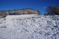 DUMANLı  - Lapseki'de Kar Kalınlığı Yer Yer 15 Santime Kadar Ulaştı