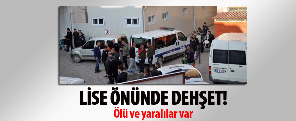 Mersin'de okul önünde kavga: 1 ölü, 2 yaralı