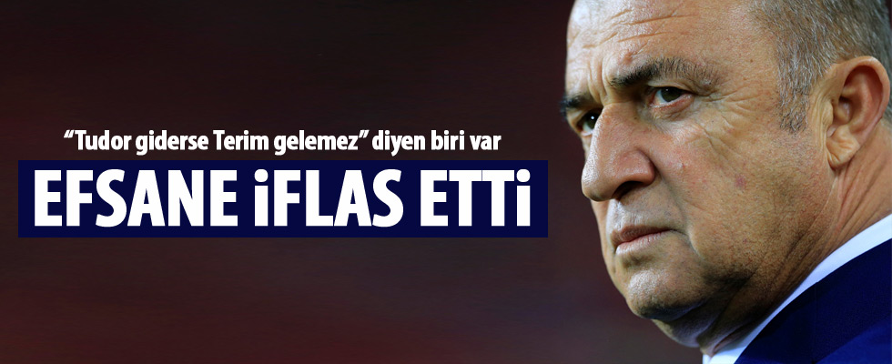 Tudor giderse Terim gelemez