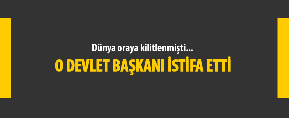 Zimbabve Devlet Başkanı istifa etti!