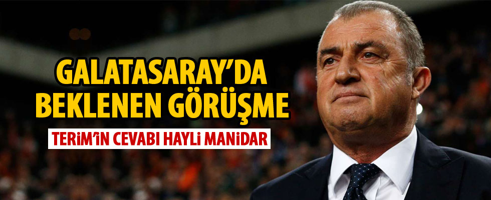 Galatasaray'da Terim görüşmesi
