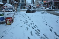 Kars'a Beklenen Kar Yağdı
