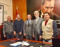 Lapseki'de Basın Mensuplarından Jandarma Ve Emniyete Ziyaret
