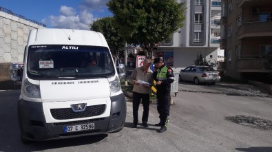 Alanya'da Okul Servislerine Denetim Sıklaştı