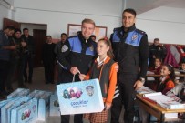 KIRTASİYE MALZEMESİ - Beldedeki Öğrenciler İlk Defa Polisle Tanıştı