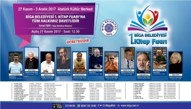 Biga Belediyesi Kitap Fuarı'nın İlki Pazartesi Başlayacak