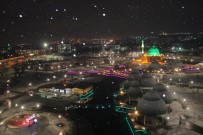 Elazığ'da Karla Birlikte Kartpostallık Görüntüler Oluştu