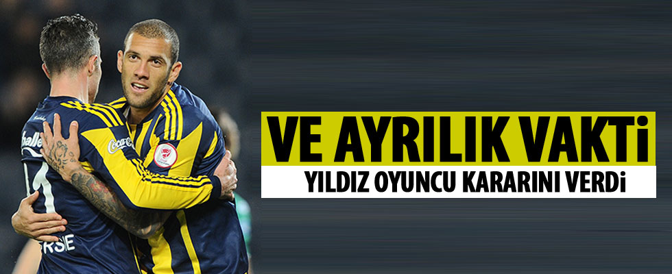 Fenerbahçeli futbolcu ayrılık kararı aldı