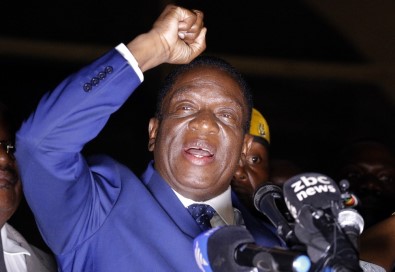 Zimbabve'nin Yeri Lideri Mnangagwa Yemin Etti