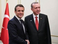 EMMANUEL MACRON - Cumhurbaşkanı Erdoğan, Macron'la görüştü