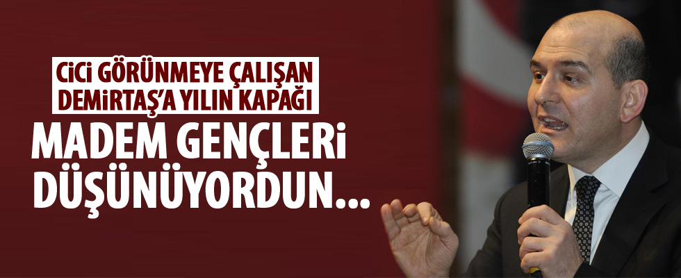 Soylu'dan Demirtaş'a sert sözler
