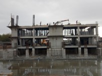 AHMET AYDIN - Spor Komplesinin İnşaatı Hızla Yükseliyor