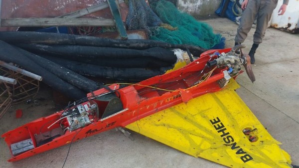 Balıkçı ağına İHA takıldı