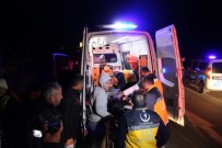 POLİS EĞİTİM MERKEZİ - Uyulama Noktasında Kaçan Araç Takla Attı