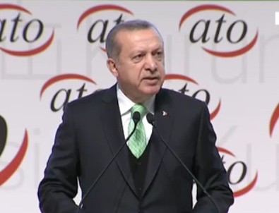 Cumhurbaşkanı Erdoğan ATO ödül töreninde konuştu