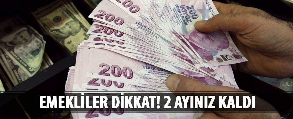 Kamuda 30 yıl üzerinde çalışan emeklilere ek ikramiye