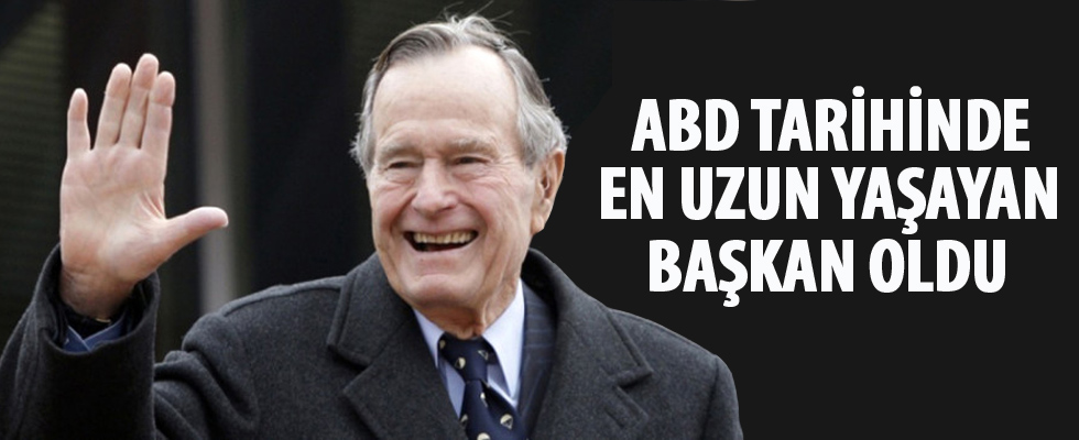 ABD tarihinde en uzun yaşayan başkan oldu