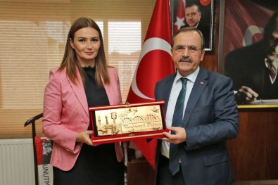Azeri Milletvekili Paşayeva'nın Başkan Şahin'den İsim Talebi
