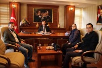 KADIR PERÇI - Karadenizliler Derneğinden Birecik Kaymakamına Ziyaret