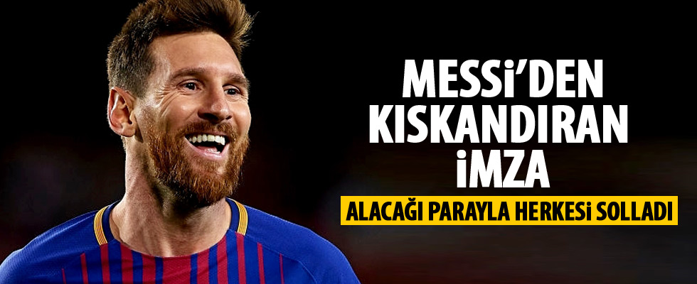 Messi'nin dudak uçuklatan kazancı